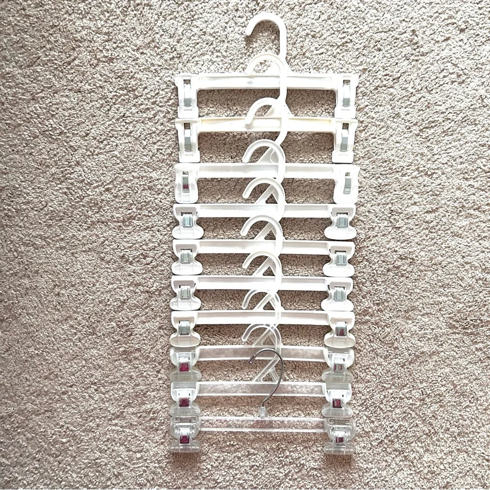10 Clip Pants / Trousers Hangers 10” Long